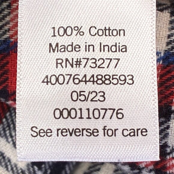 Sonoma Supersoft Flannel Shirt NEW Mens Medium Blue‎ Red Plaid Pockets Button Up - Picture 4 of 8